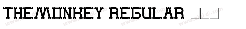TheMonkey Regular字体转换